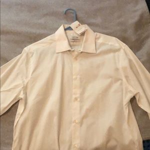 Calvin Klein button down slim fit NEW dress shirt